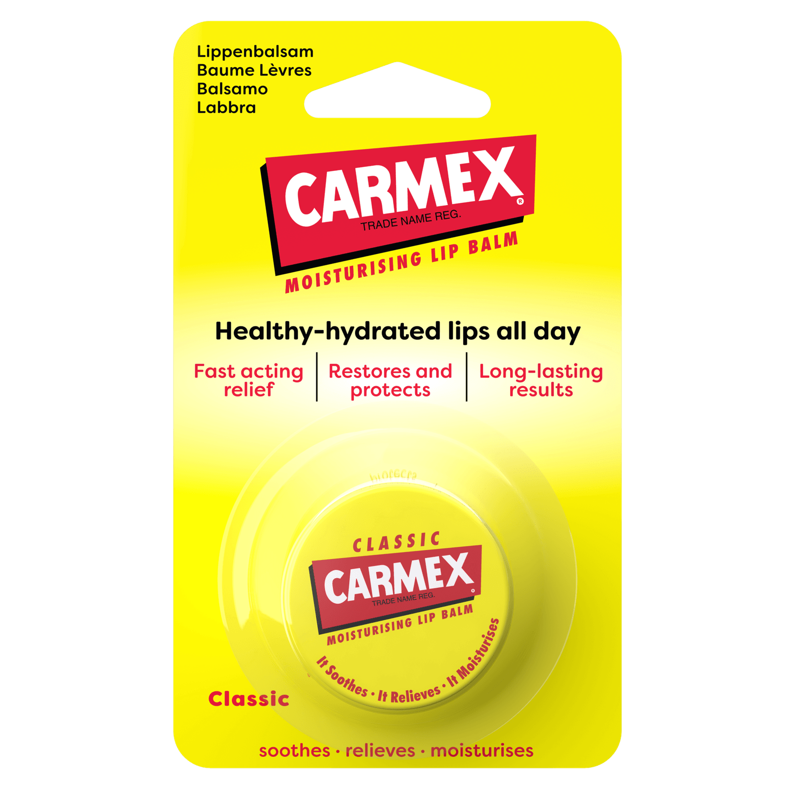 Carmex Classic Jar in its pack