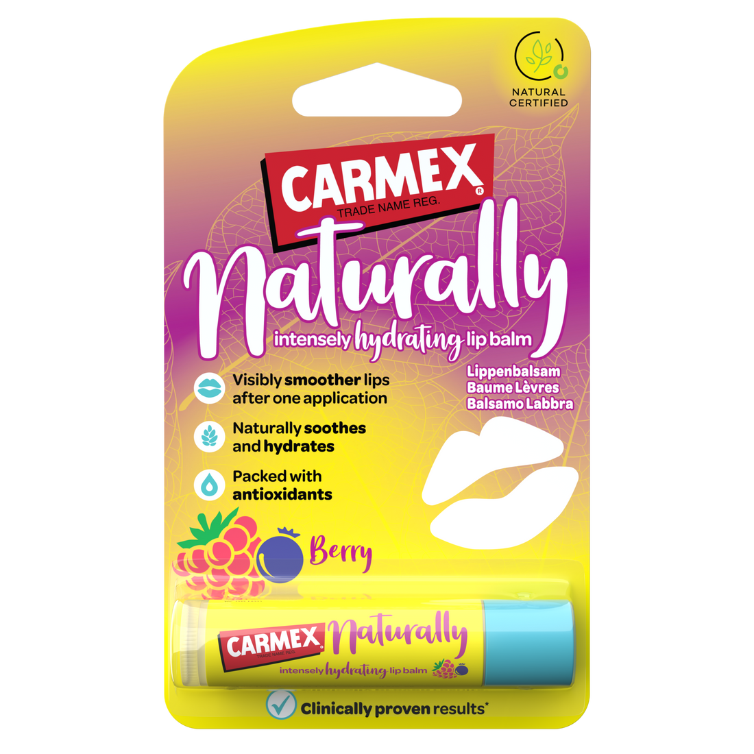 CARMEX STICK NATURALLY BERRY 4.25g