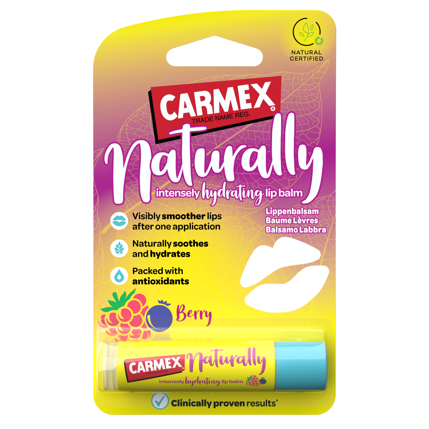 CARMEX STICK NATURALLY BERRY 4.25g