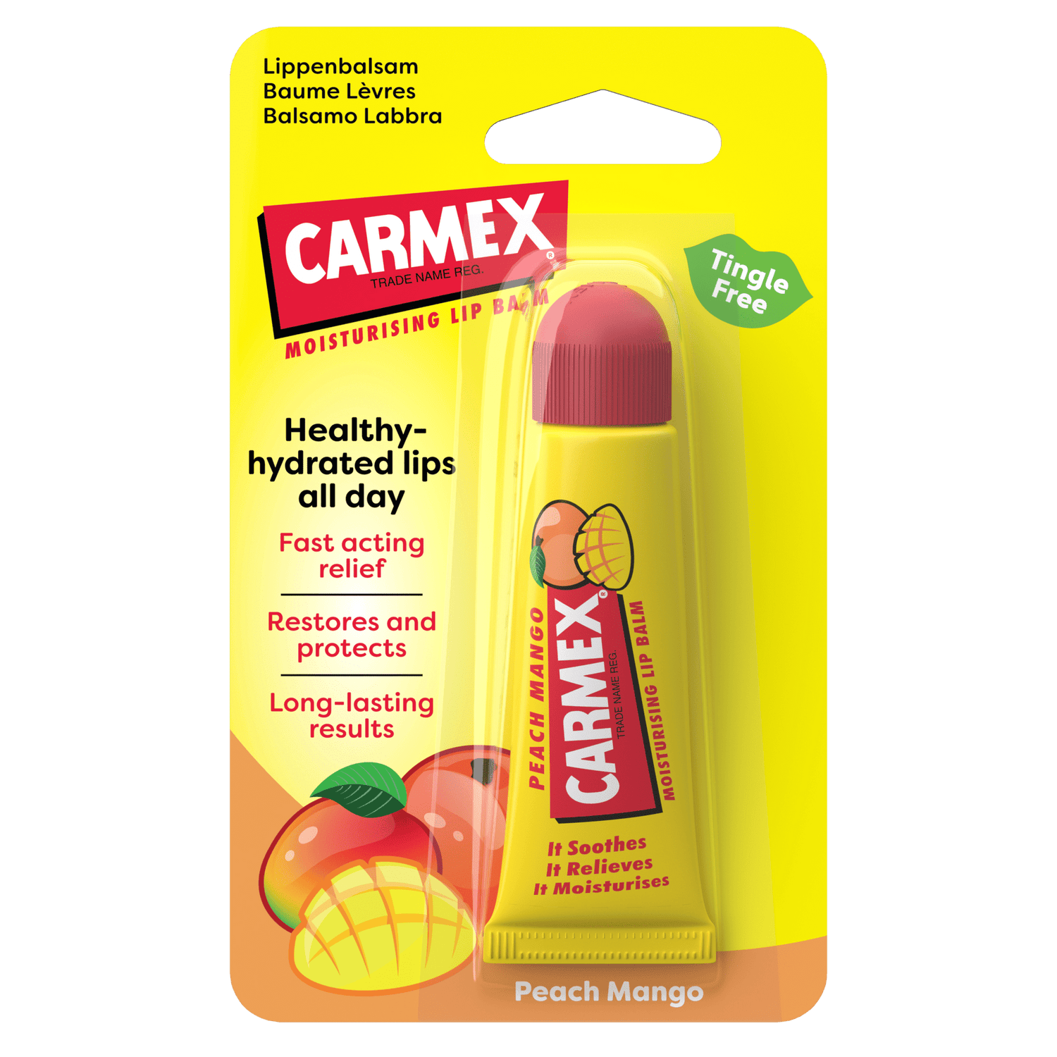 CARMEX TUBETTO PEACH MANGO 10g