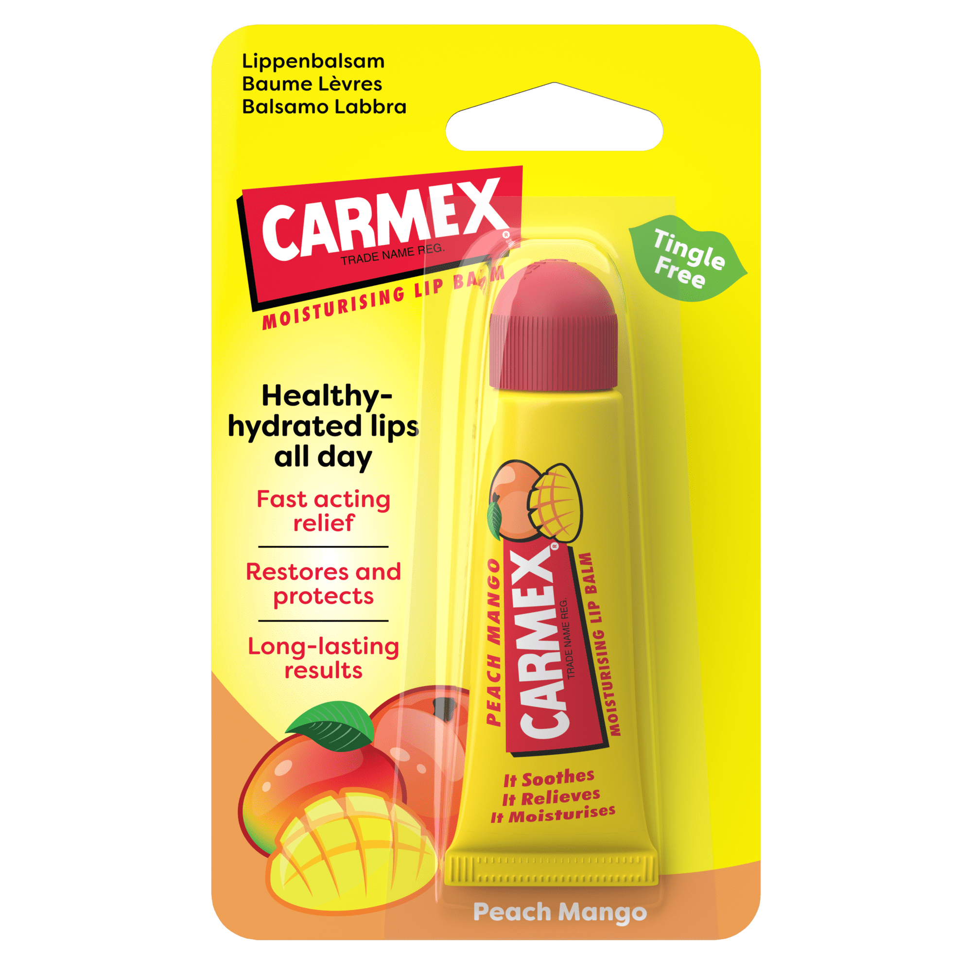 CARMEX TUBETTO PEACH MANGO 10g