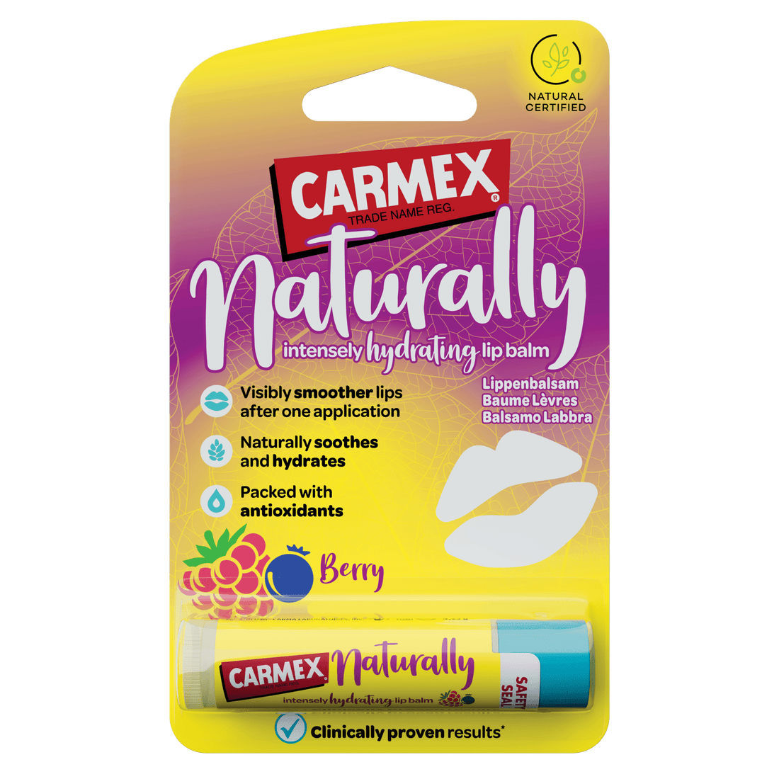 CARMEX STICK NATURALLY BERRY 4.25g