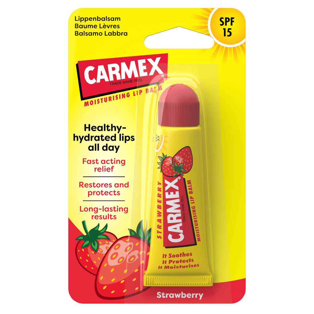 CARMEX STRAWBERRY TUBE 10g